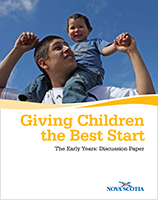 Giving Children the Best Start - The Early Years Discussion Paper